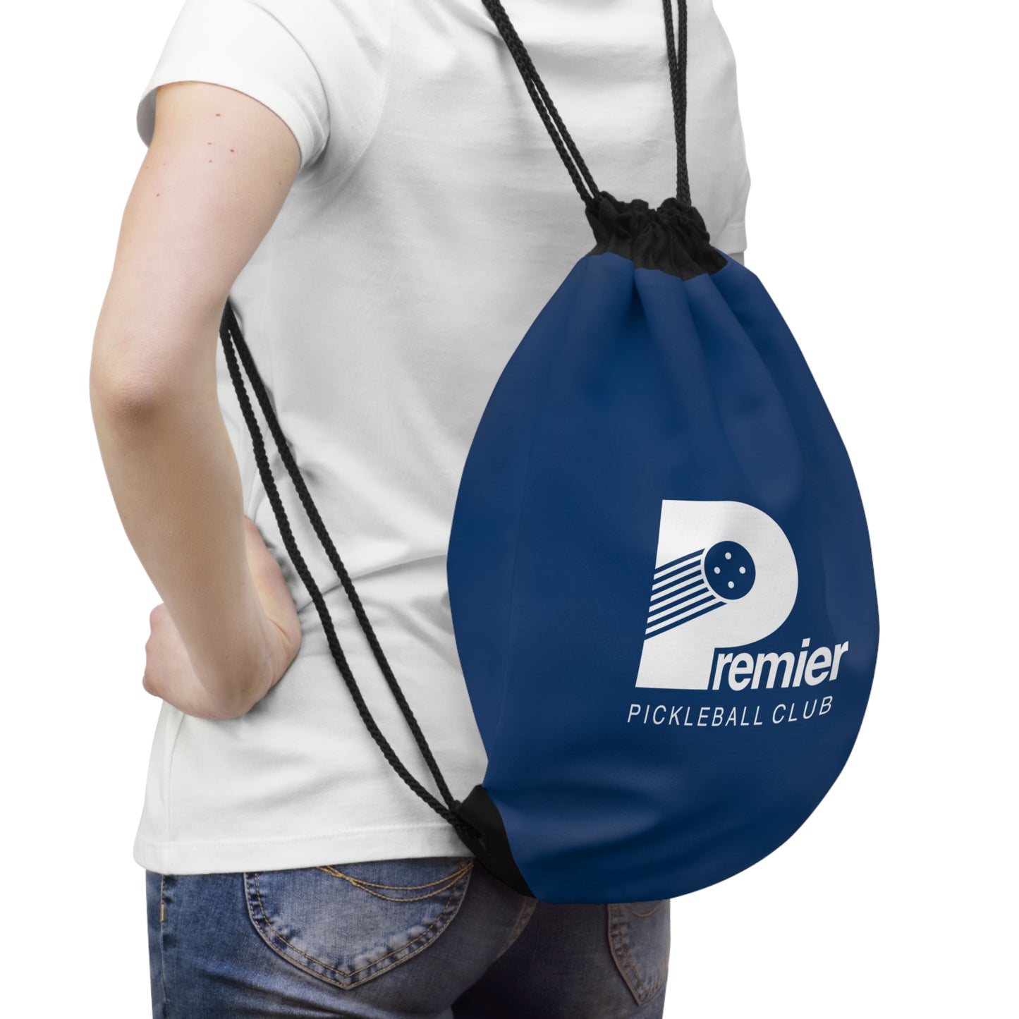 Drawstring Bag — Premier Pickleball Logo Sports Cinch Pack