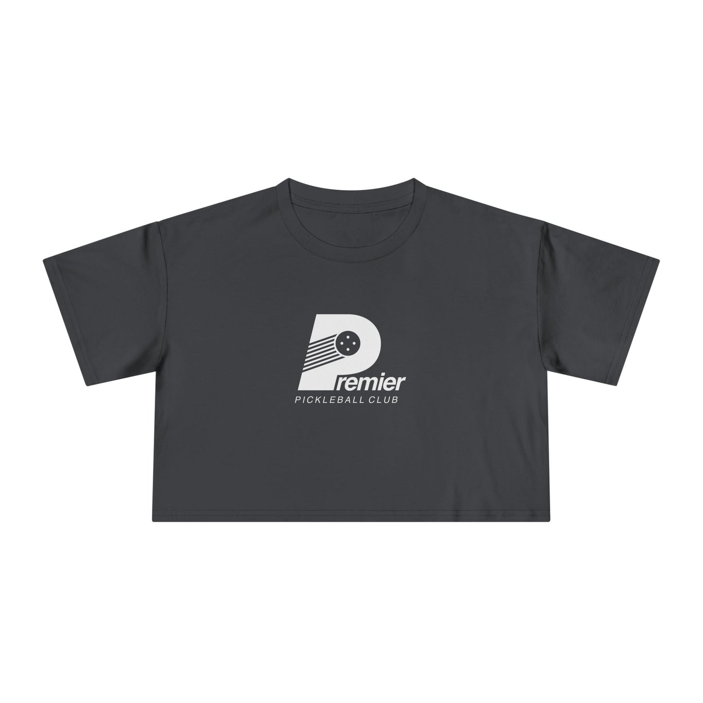 Premier Pickleball Women's Crop Tee — Casual Athletic Crop Top for Pickleball Players