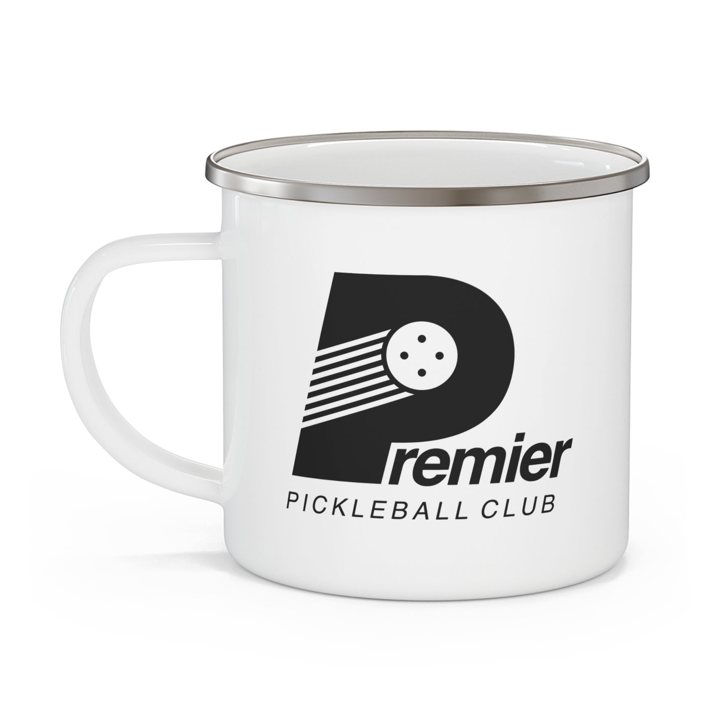 Enamel Mug - Premier Pickleball Logo Camping Cup