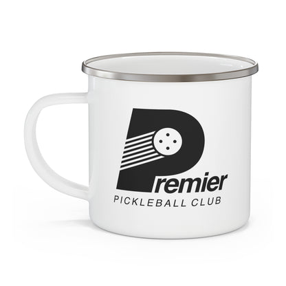 Enamel Mug - Premier Pickleball Logo Camping Cup
