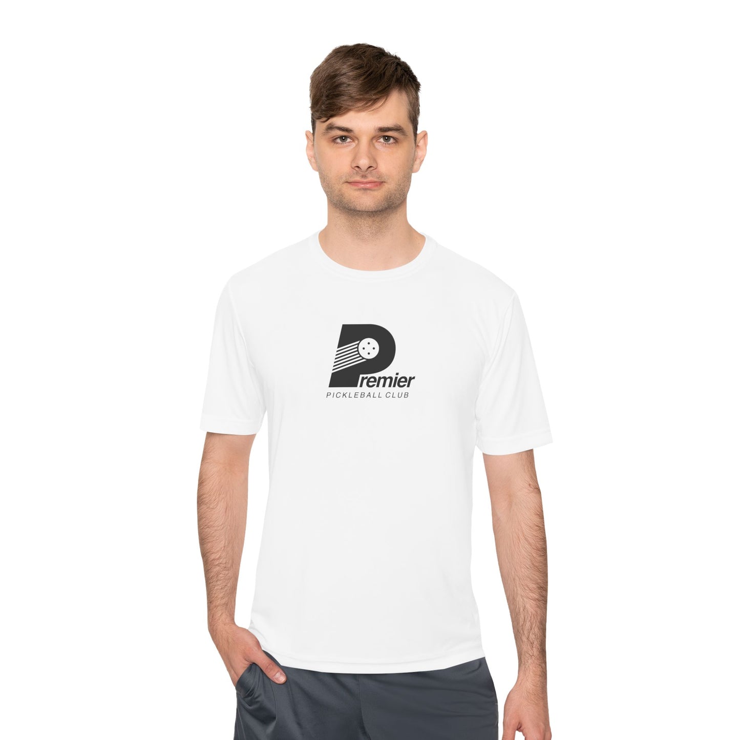 Premier Pickleball Moisture-Wicking Tee - White