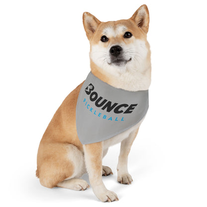 Pickleball Pet Bandana Collar — "BOUNCE Pickleball" Logo Dog Bandana