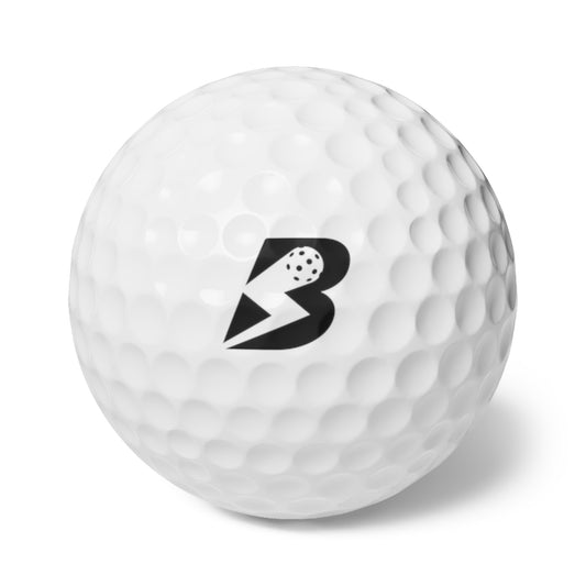 Bounce Pickleball Logo Golf Balls, 6pcs