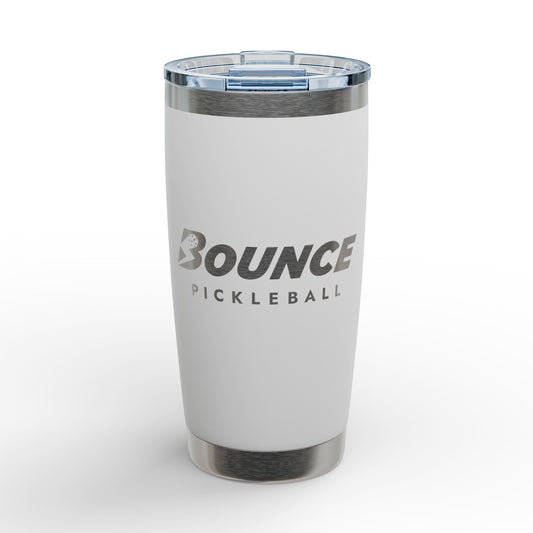 Bounce Pickleball 20oz Engraved Tumbler — Insulated Stainless Steel Travel Cup