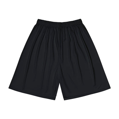 Men’s Athletic Shorts — Black Sports Shorts with 'B' Logo
