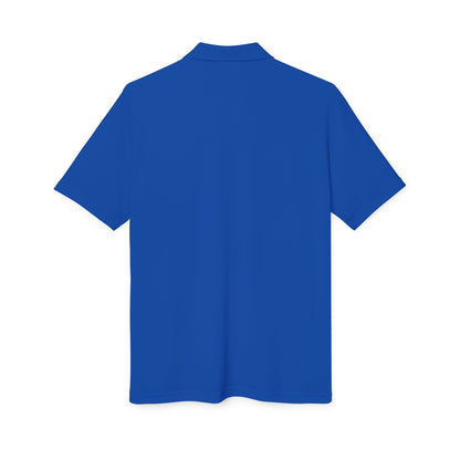 Performance Polo — Blue 'B' Logo Golf & Work Shirt