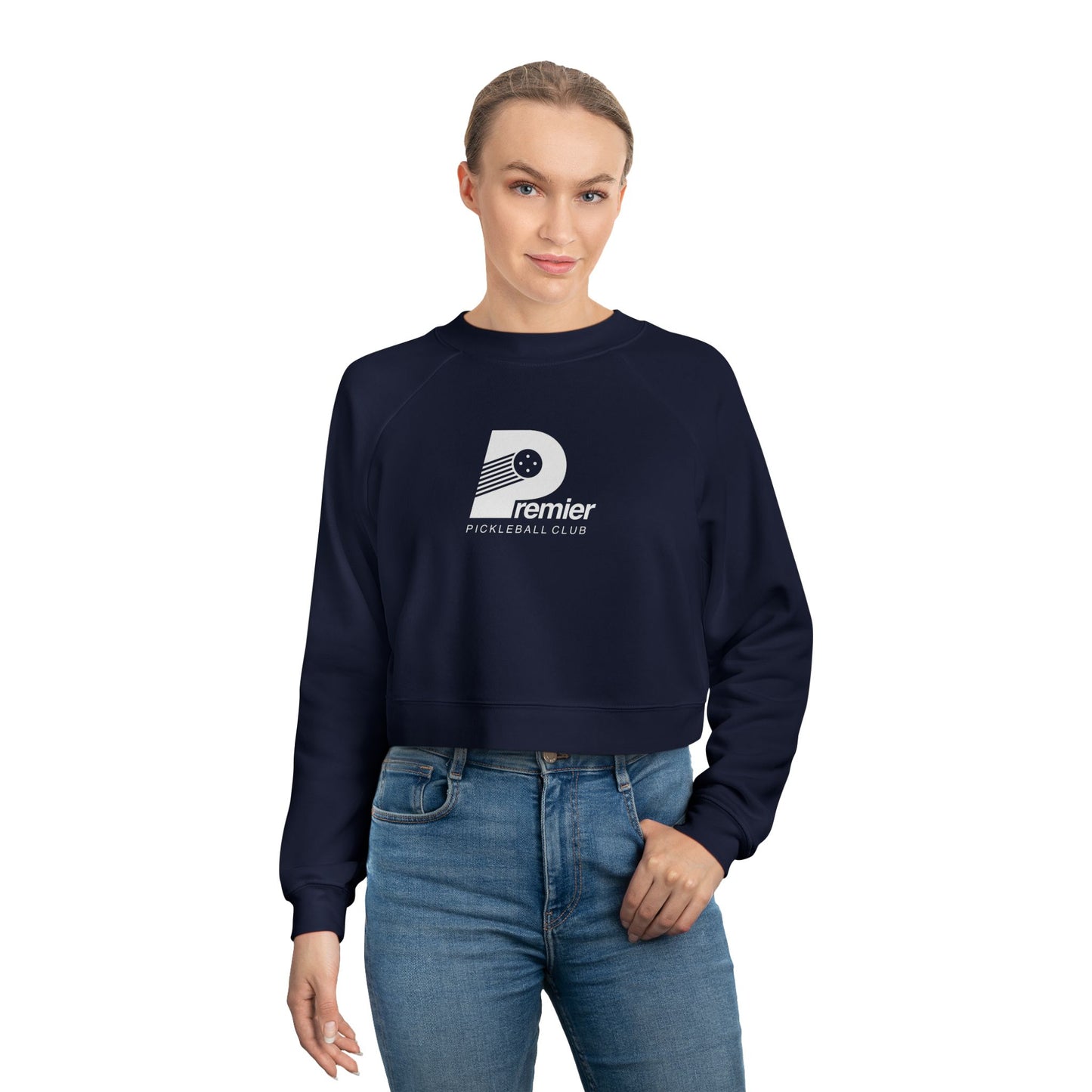 Premier Pickleball Cropped Pullover — Women's Casual Athletic Fleece