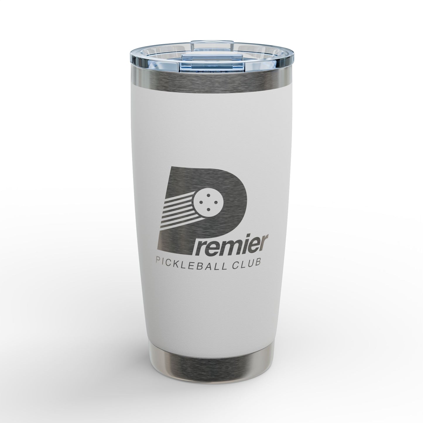 Premier Pickleball 20oz Engraved Tumbler — Insulated Stainless Steel Travel Cup