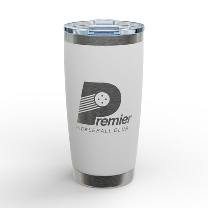 Premier Pickleball 20oz Engraved Tumbler — Insulated Stainless Steel Travel Cup