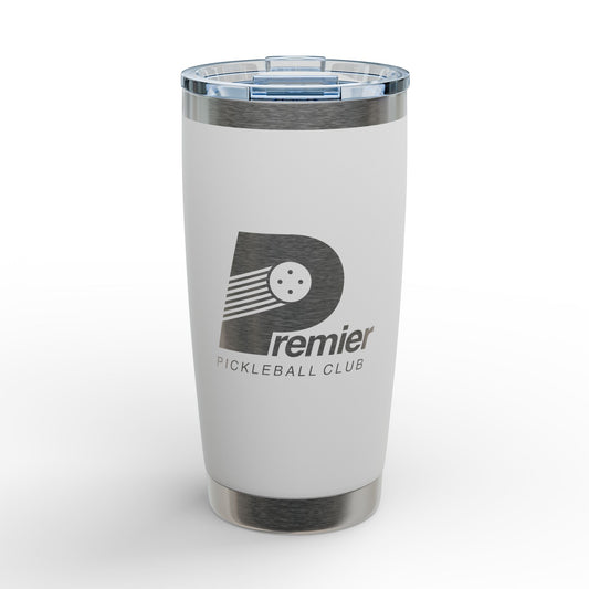 Premier Pickleball 20oz Engraved Tumbler — Insulated Stainless Steel Travel Cup