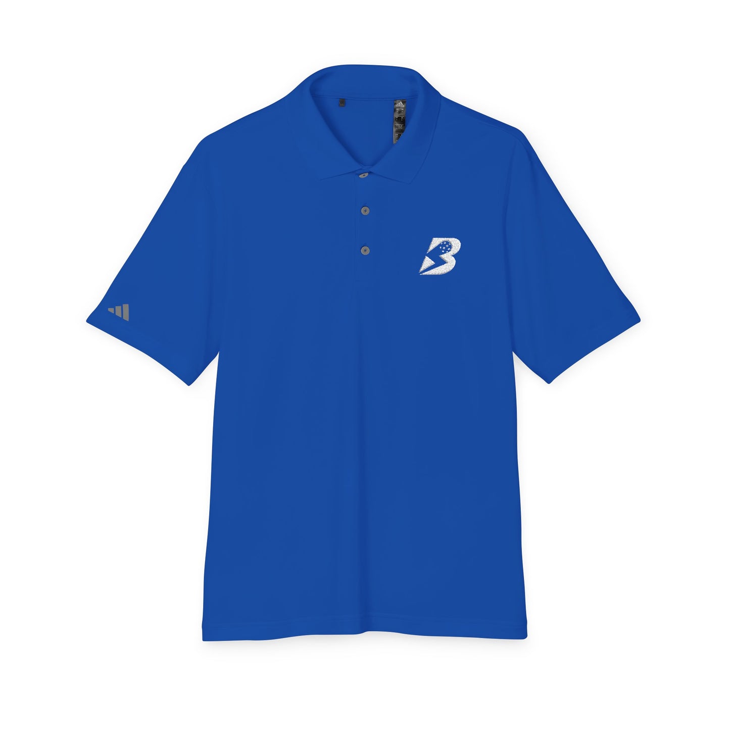 Performance Polo — Blue 'B' Logo Golf & Work Shirt