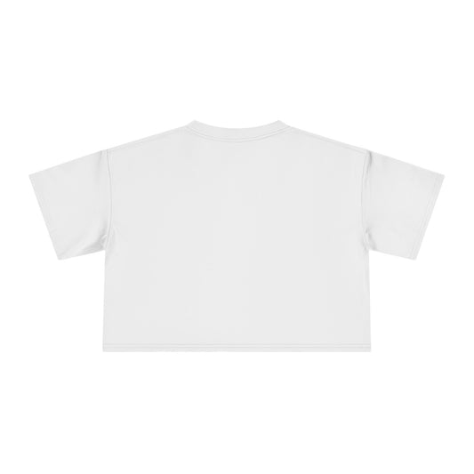 Premier Pickleball Women's Crop Tee — Casual Athletic Crop Top for Pickleball Players - White