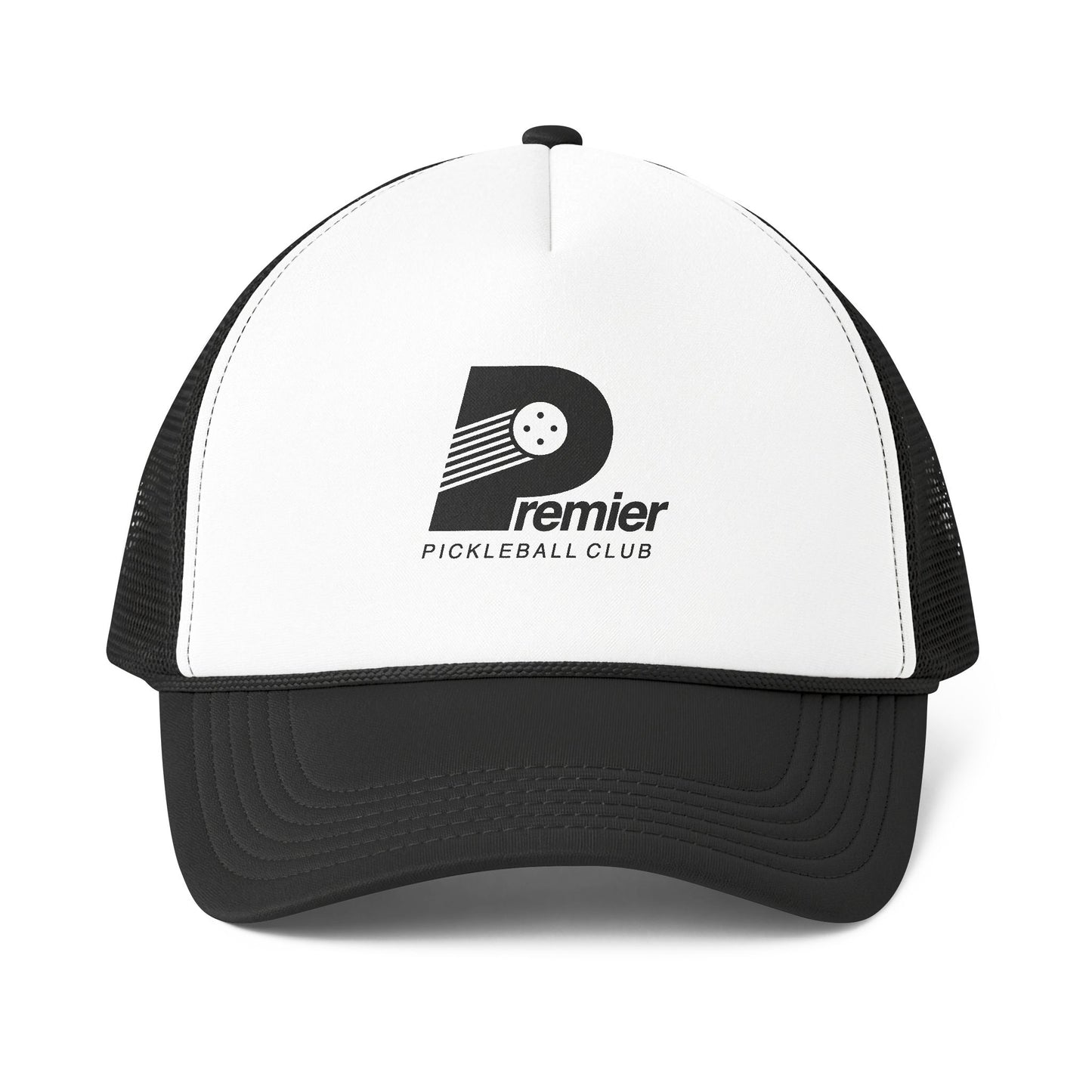 Premier Pickleball Trucker Hat — Mesh-Back Foam Cap for Players
