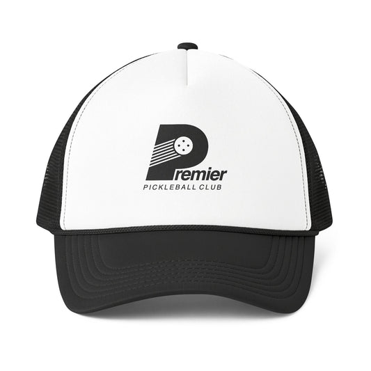 Premier Pickleball Trucker Hat — Mesh-Back Foam Cap for Players