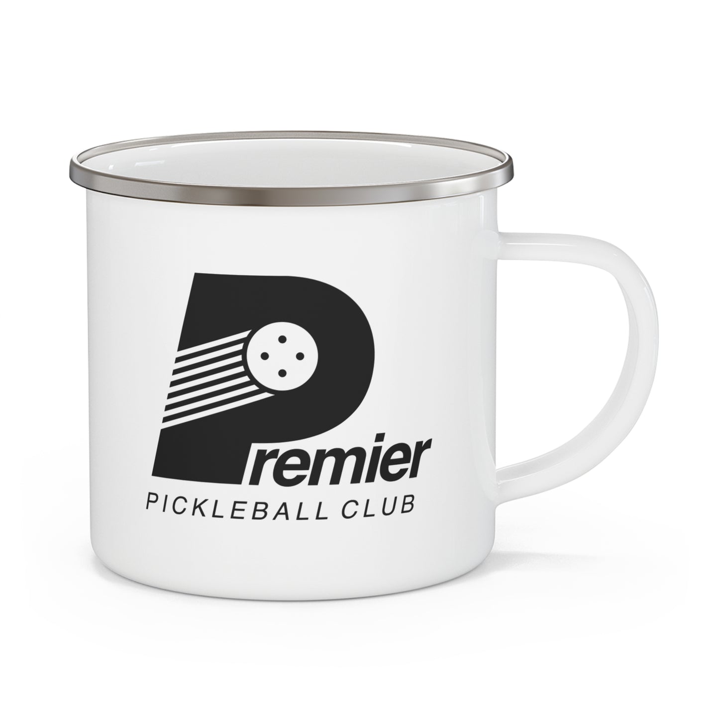 Enamel Mug - Premier Pickleball Logo Camping Cup