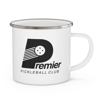 Enamel Mug - Premier Pickleball Logo Camping Cup