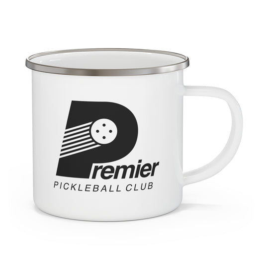 Enamel Mug - Premier Pickleball Logo Camping Cup