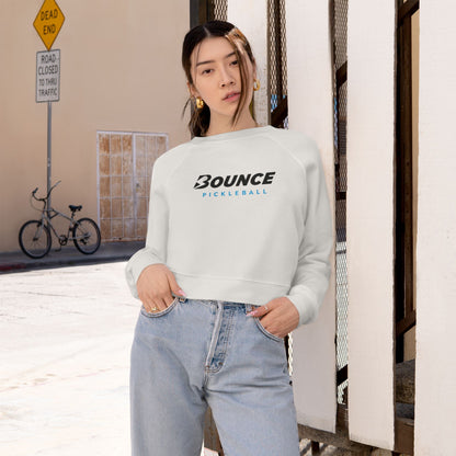 Bounce Kickball Cropped Pullover — Women's Casual Athletic Fleece