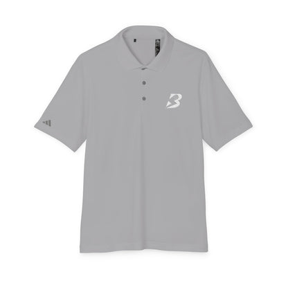 Performance Polo — Blue 'B' Logo Golf & Work Shirt