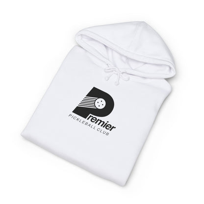 Premier Pickleball Unisex Heavyweight Hooded Sweatshirt - White