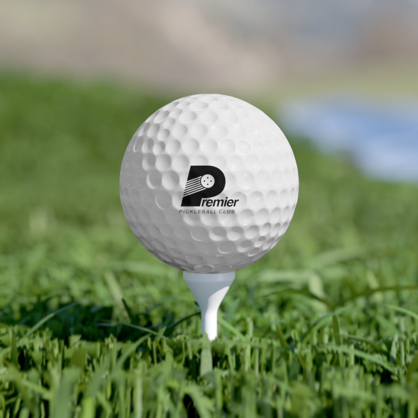Premier Pickleball Logo Golf Balls, 6pcs