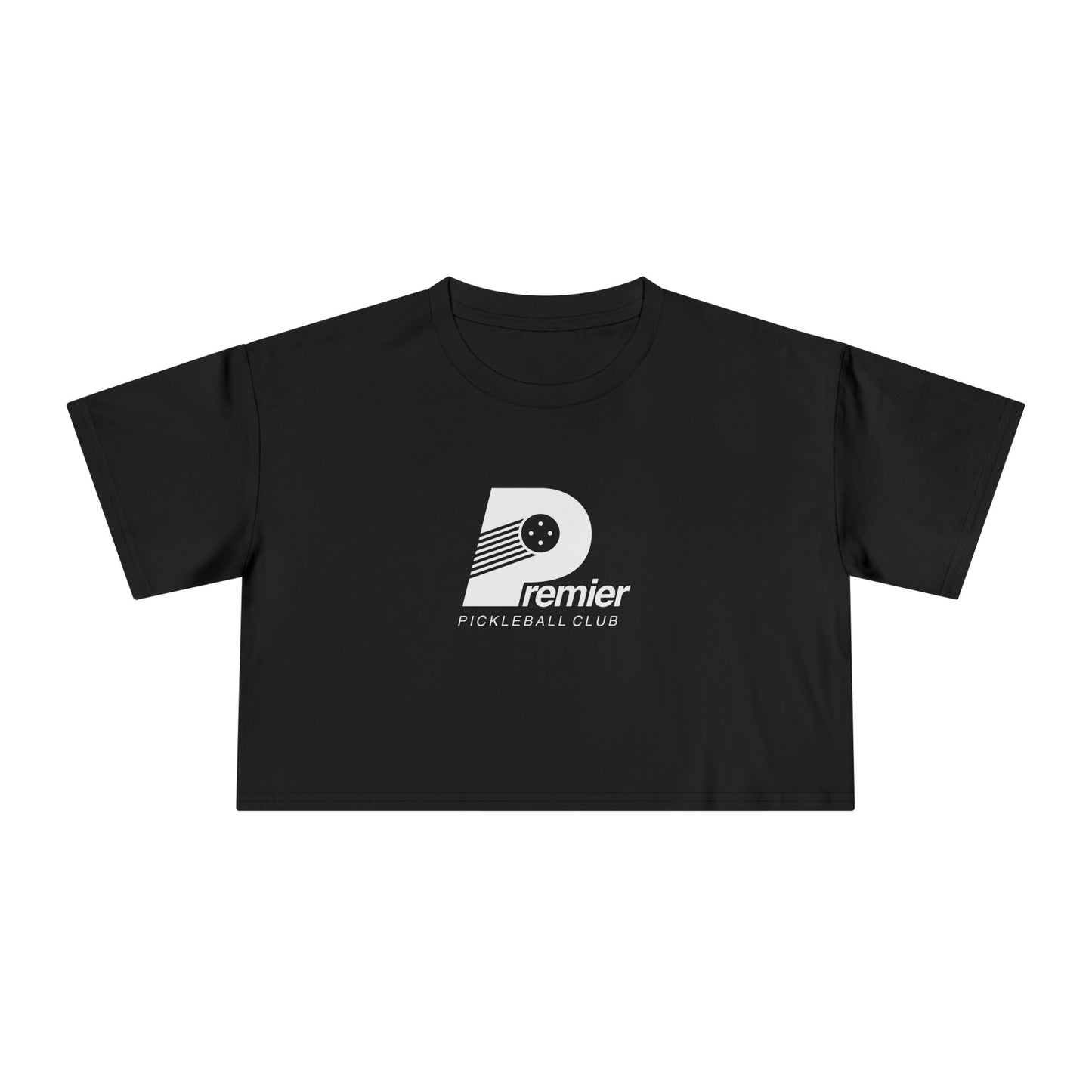 Premier Pickleball Women's Crop Tee — Casual Athletic Crop Top for Pickleball Players