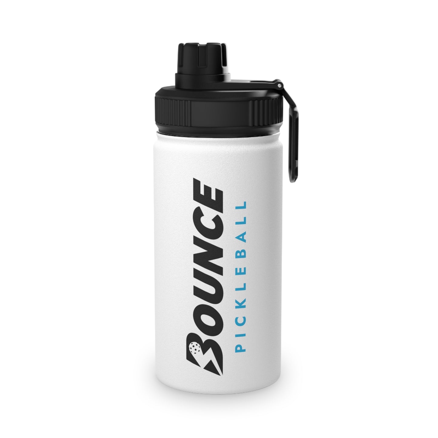 Motivational Sports Water Bottle - Stainless Steel Sports Lid, 'Believe' Fitness Hydration Bottle
