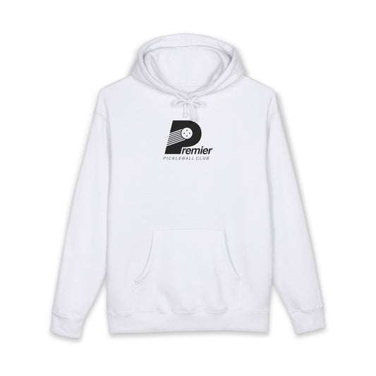 Premier Pickleball Unisex Heavyweight Hooded Sweatshirt - White