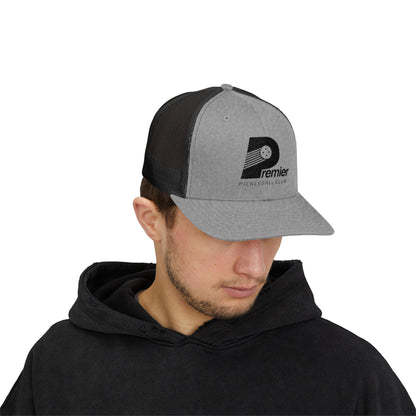 Trucker Cap with Premier Logo — Casual Snapback Hat