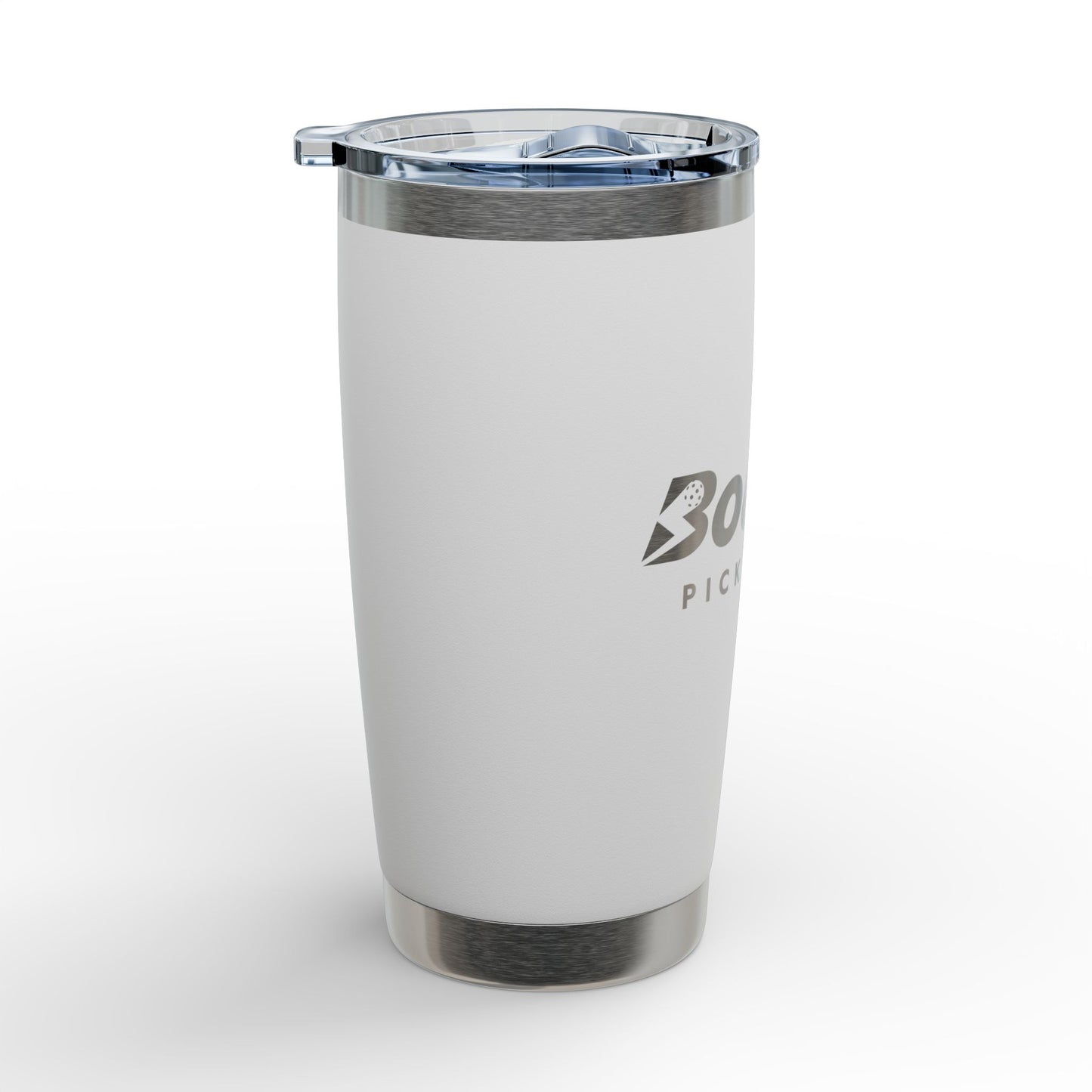 Bounce Pickleball 20oz Engraved Tumbler — Insulated Stainless Steel Travel Cup