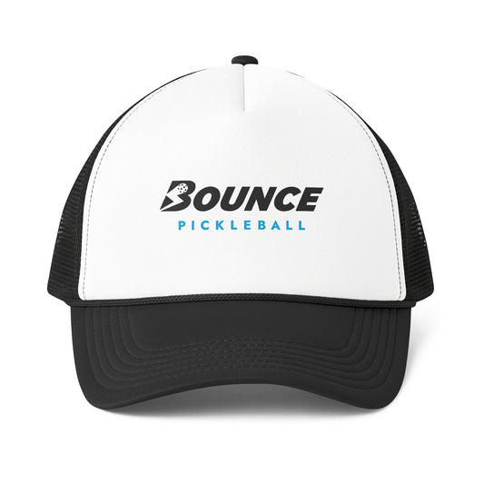 Bounce Pickleball Trucker Hat — Mesh-Back Foam Cap for Players