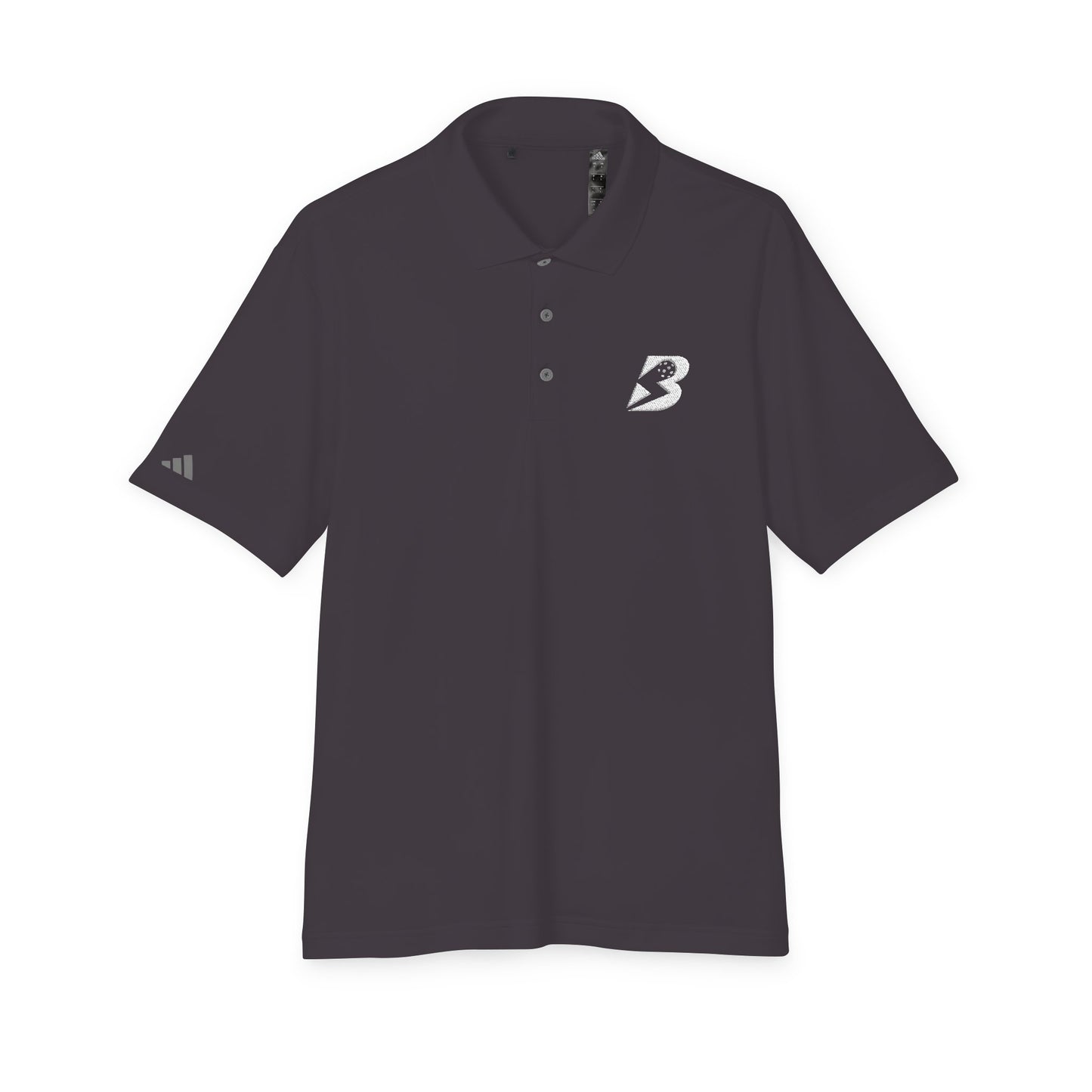 Performance Polo — Blue 'B' Logo Golf & Work Shirt