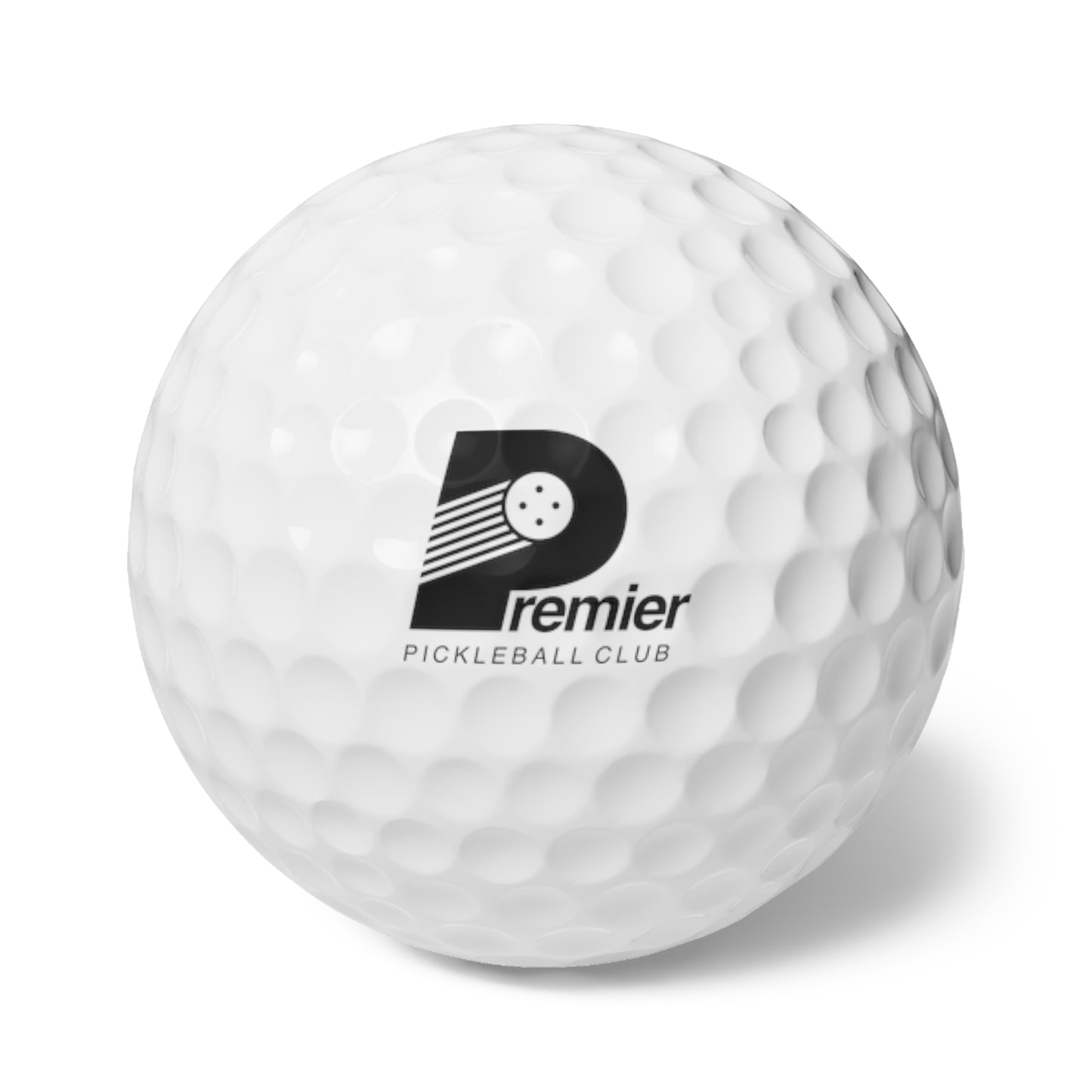 Premier Pickleball Logo Golf Balls, 6pcs