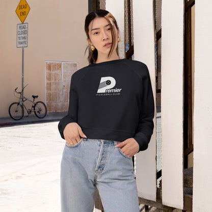 Premier Pickleball Cropped Pullover — Women's Casual Athletic Fleece